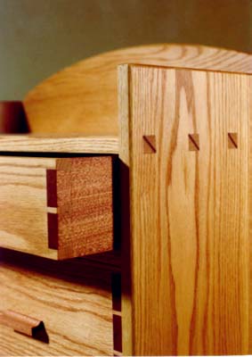 Joinery Detail Oak Chest