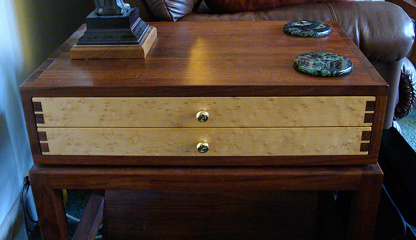 Solid Walnut Dovetailed End Table