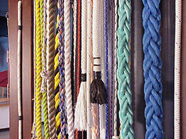 Closeup of Ropes in Rope Exhibit