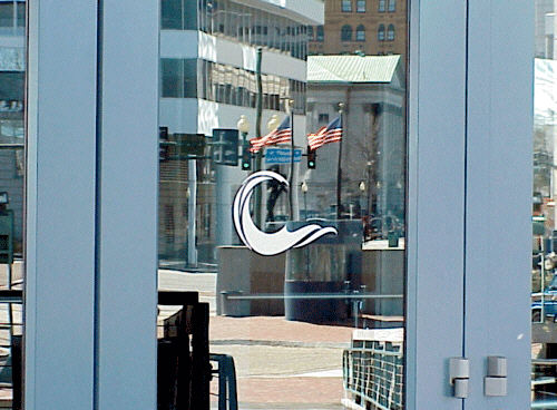 Entrance icon branding Nauticus