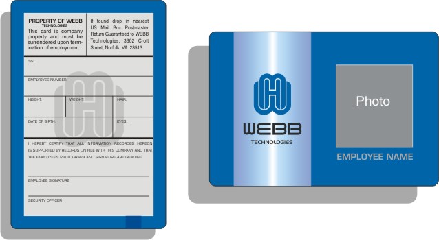 Webb Technologies Identity-ID Badge Design