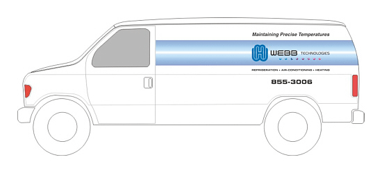 brand design applied to fleet signage